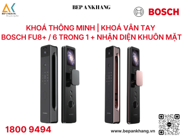 Khoá cửa điện tử thông minh Bosch FU8+ Black/Gold - Nhận diện khuôn mặt